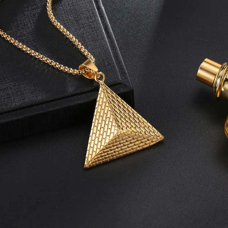 Pyramid Pendant Titanium