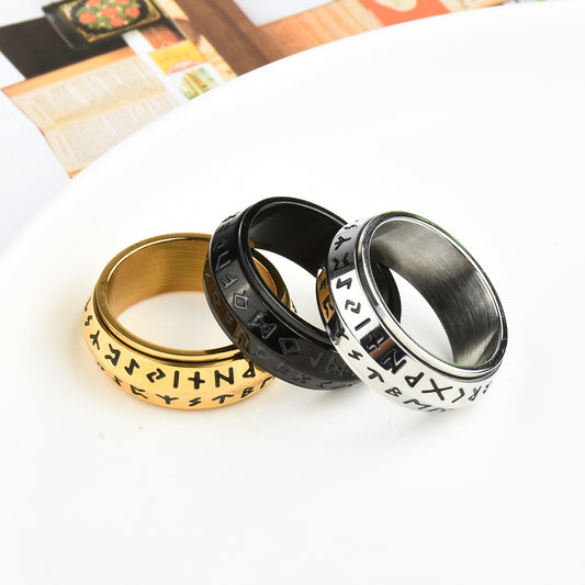 Rune Titanium Ring