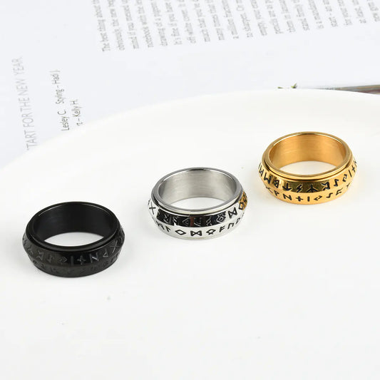 Rune Titanium Ring
